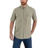 Camisa de manguitos cortos de chambray Force Sun Defender™ para hombre, corte holgado - Camisas con protección solar