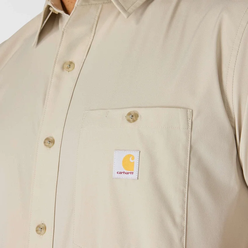 Camisa de manguitos cortos de corte holgado Force Sun Defender™ para hombre - Camisas con protección solar
