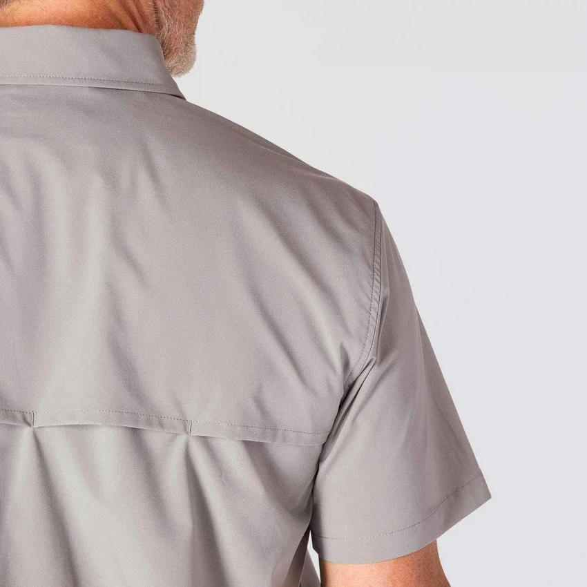 Camisa de manguitos cortos de corte holgado Force Sun Defender™ para hombre - Camisas con protección solar