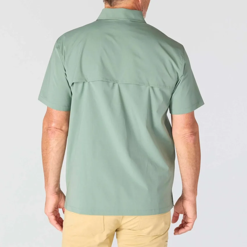 Camisa de manguitos cortos de corte holgado Force Sun Defender™ para hombre - Camisas con protección solar