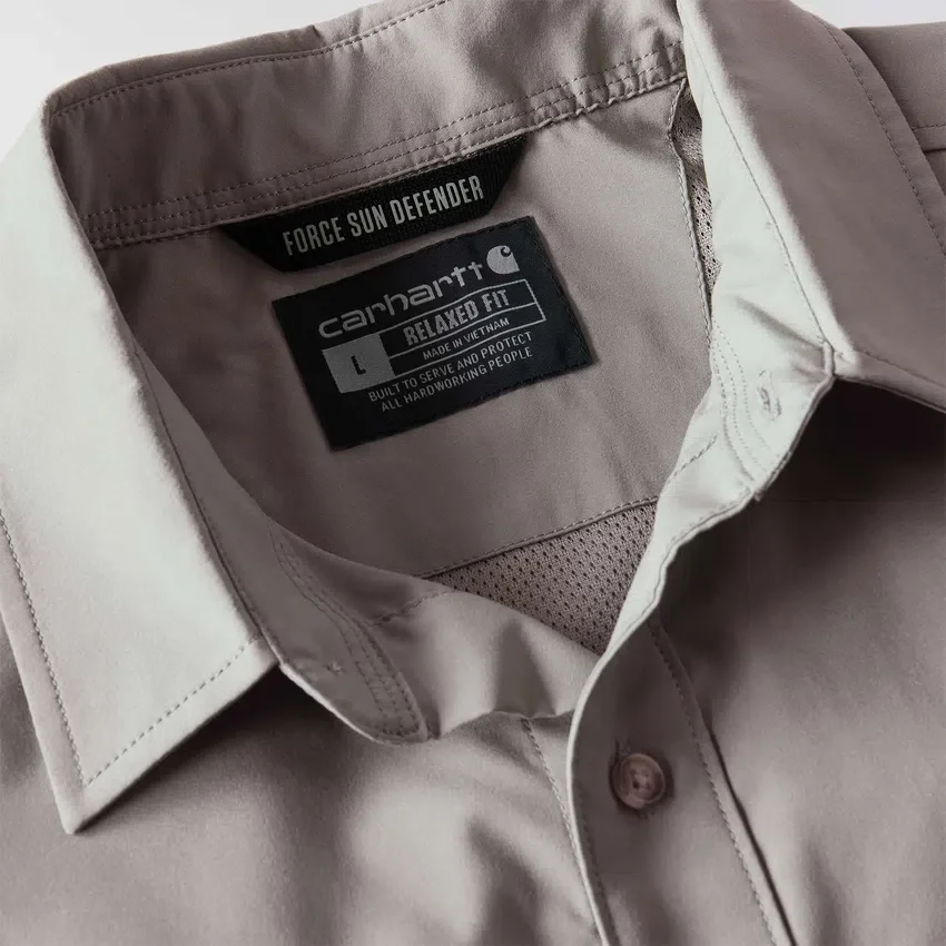 Camisa de manguitos cortos de corte holgado Force Sun Defender™ para hombre - Camisas con protección solar