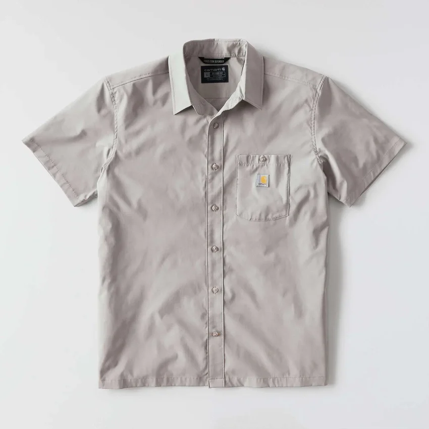 Camisa de manguitos cortos de corte holgado Force Sun Defender™ para hombre - Camisas con protección solar