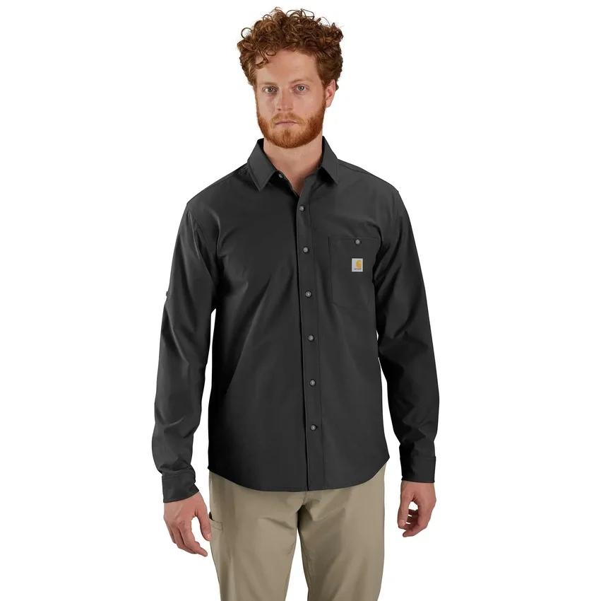 Camisa de manguitos largos de corte holgado Force Sun Defender™ para hombre - Camisas con protección solar