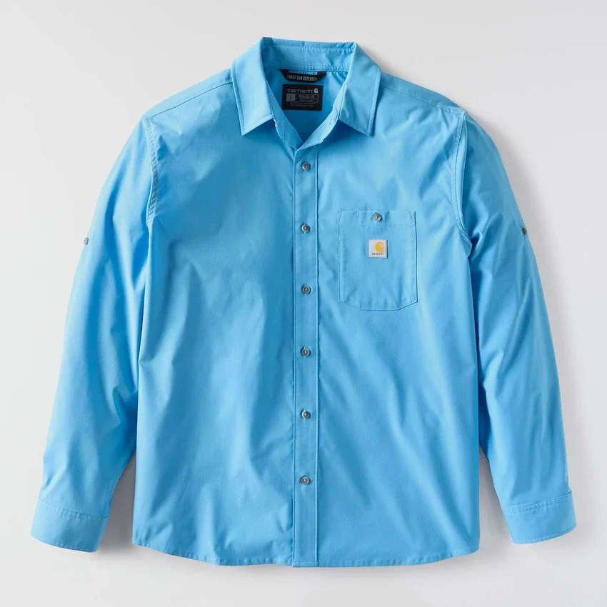 Camisa de manguitos largos de corte holgado Force Sun Defender™ para hombre - Camisas con protección solar