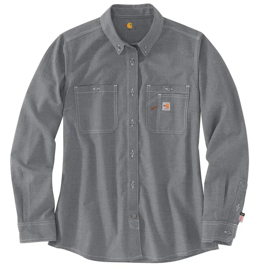 Camisa de manguitos largos Sun Defender™ de corte holgado para mujer de la gama FR Force - Camisas con protección solar