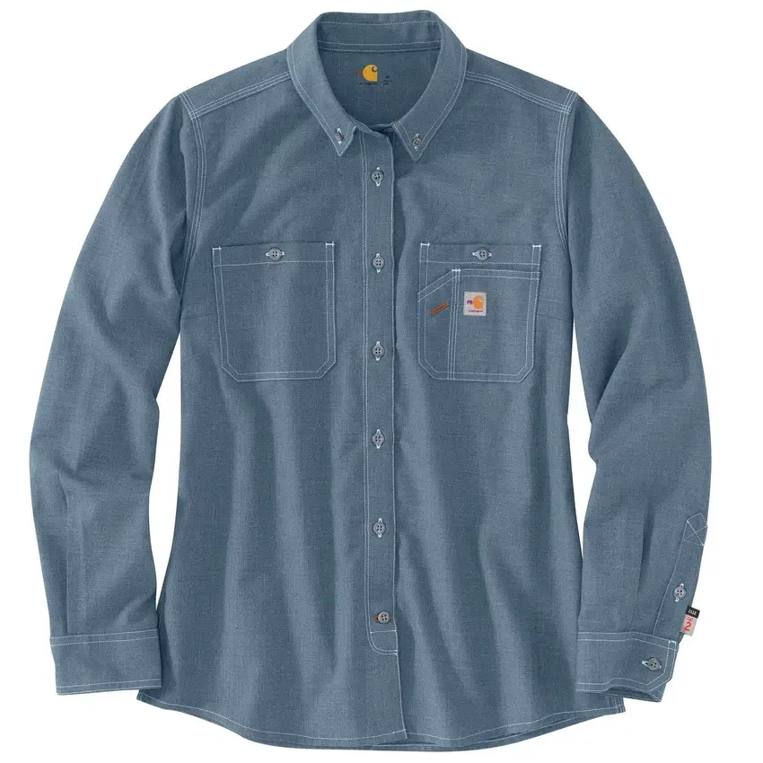 Camisa de manguitos largos Sun Defender™ de corte holgado para mujer de la gama FR Force - Camisas con protección solar