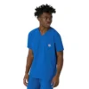 Camisa de trabajo con cuello en V para hombre Force Cross-Flex