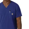 Camisa de trabajo con cuello en V para hombre Force Cross-Flex