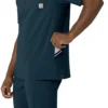 Camisa de trabajo con cuello en V para hombre Force Cross-Flex