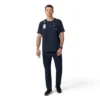Camisa médica de cuello redondo Force Cross-Flex Knit