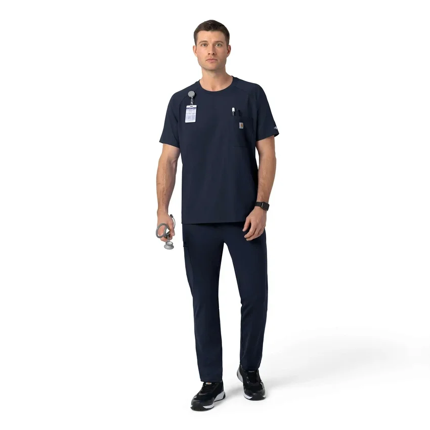 Camisa médica de cuello redondo Force Cross-Flex Knit