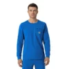 Camisa médica de manguitos largos con cuello redondo Force Cross-Flex