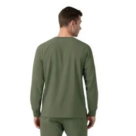 Camisa médica de manguitos largos con cuello redondo Force Cross-Flex