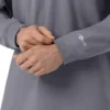 Camisa médica de manguitos largos con cuello redondo Force Cross-Flex