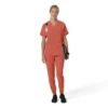 Camisa médica de mujer Force Cross-Flex con cuello en V oversize