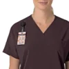 Camisa médica de mujer Force Cross-Flex con cuello en V oversize