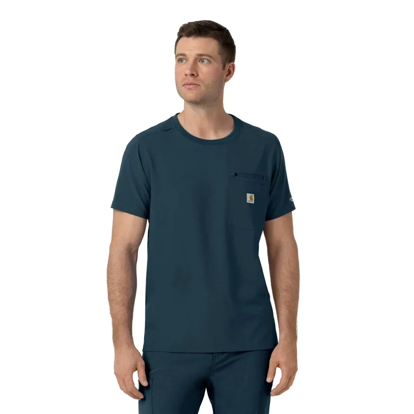Camisa médica Force Cross-Flex de cuello redondo de partes de arriba
