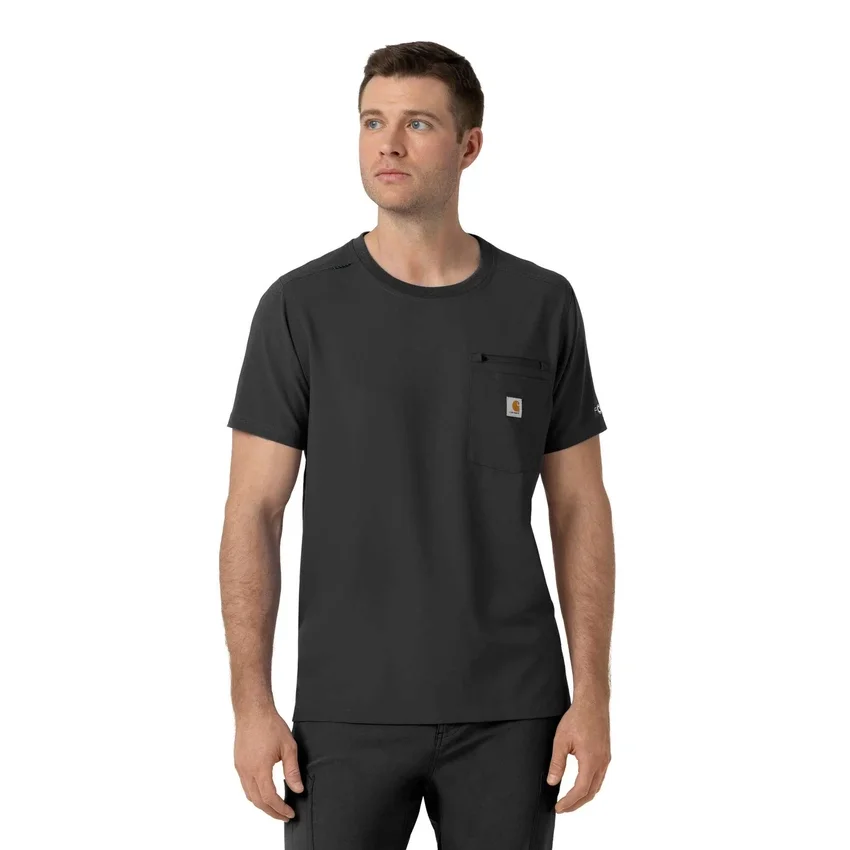 Camisa médica Force Cross-Flex de cuello redondo de partes de arriba