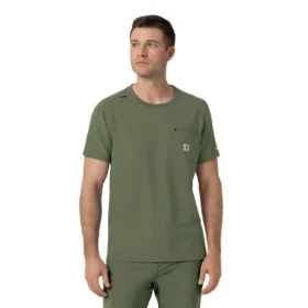 Camisa médica Force Cross-Flex de cuello redondo de partes de arriba