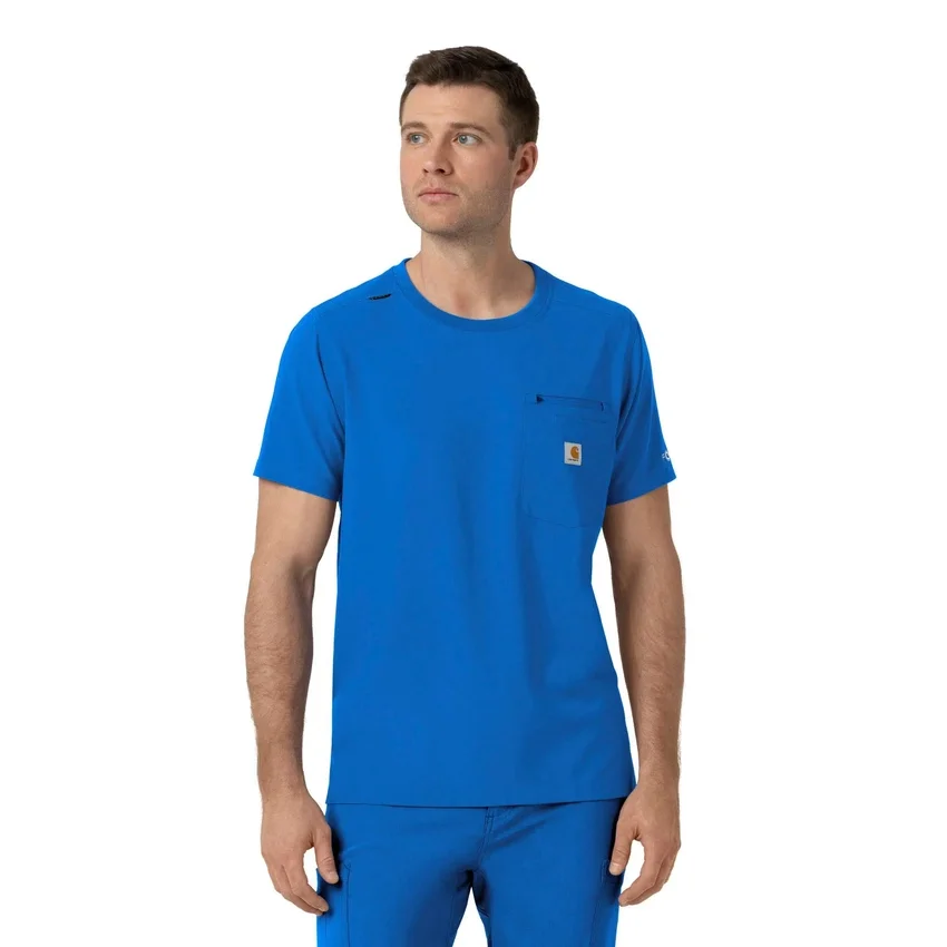 Camisa médica Force Cross-Flex de cuello redondo de partes de arriba
