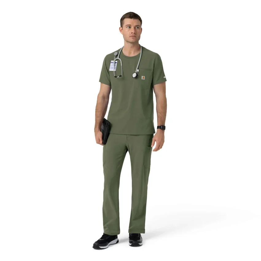 Camisa médica Force Cross-Flex de cuello redondo de partes de arriba