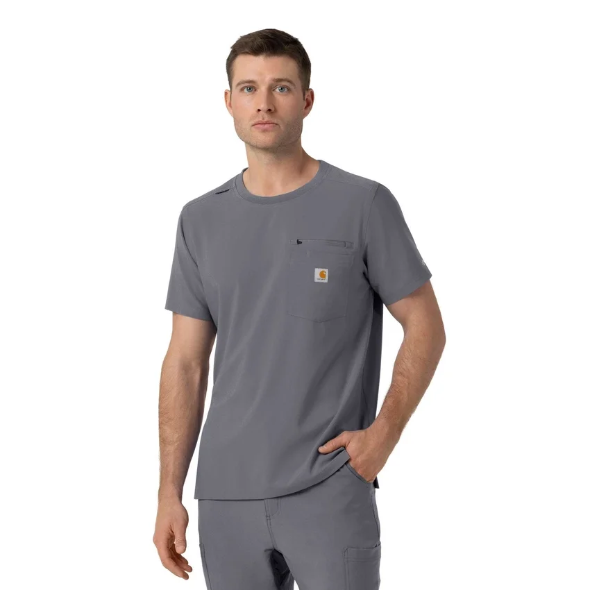 Camisa médica Force Cross-Flex de cuello redondo de partes de arriba