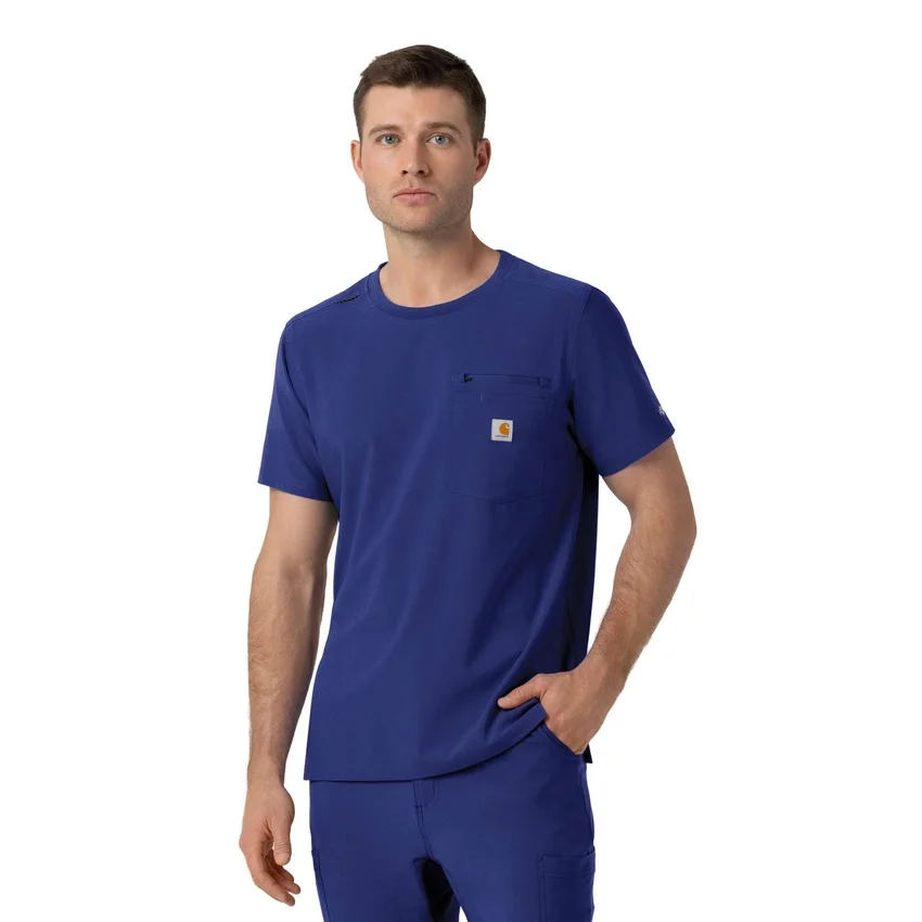 Camisa médica Force Cross-Flex de cuello redondo de partes de arriba