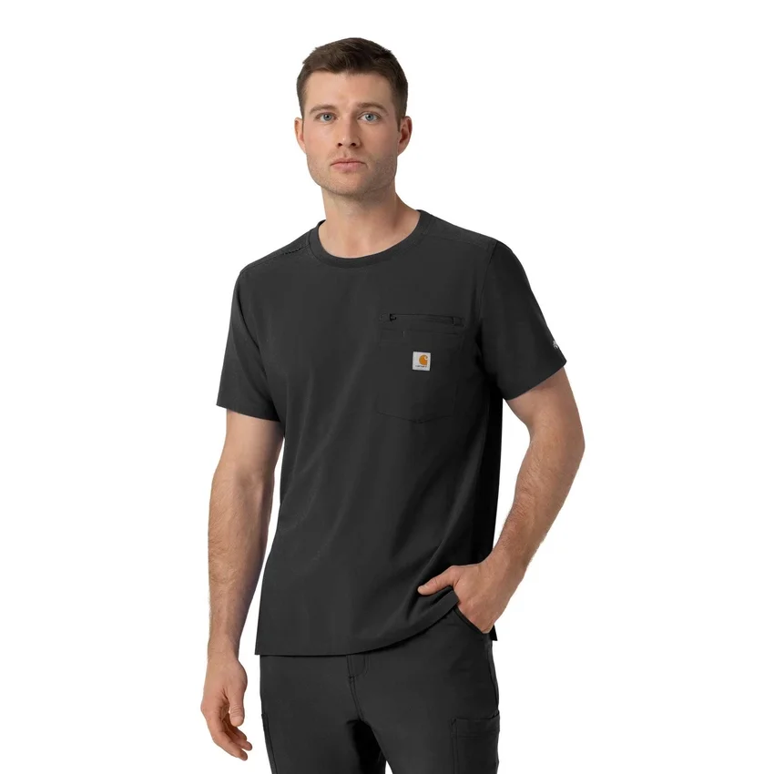 Camisa médica Force Cross-Flex de cuello redondo de partes de arriba
