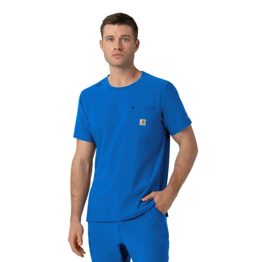 Camisa médica Force Cross-Flex de cuello redondo de partes de arriba