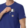 Camisa médica Force Cross-Flex de cuello redondo de partes de arriba