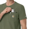 Camisa médica Force Cross-Flex de cuello redondo de partes de arriba