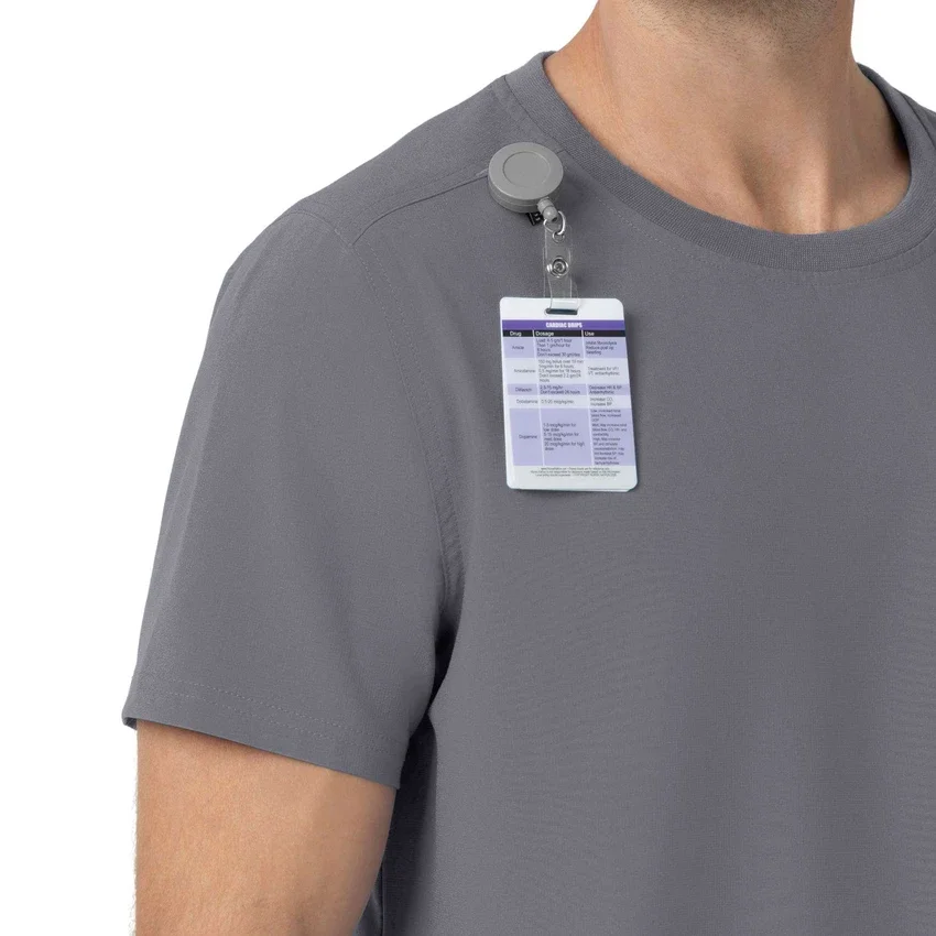 Camisa médica Force Cross-Flex de cuello redondo de partes de arriba