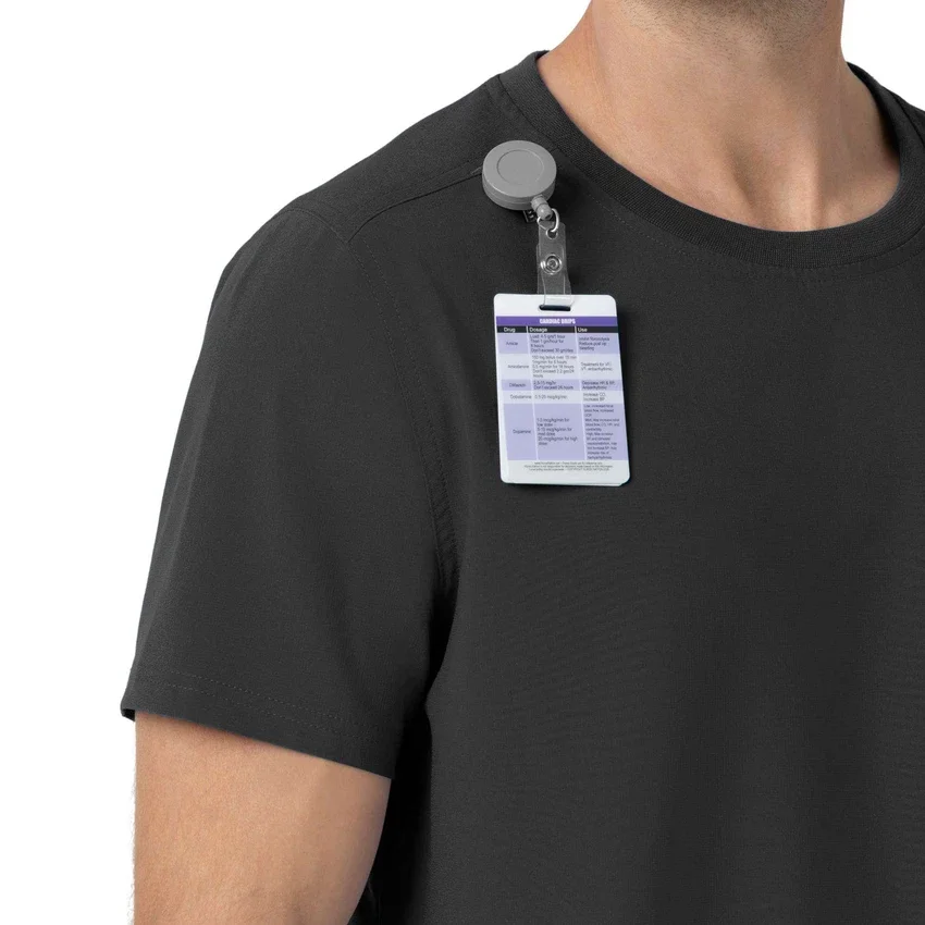 Camisa médica Force Cross-Flex de cuello redondo de partes de arriba