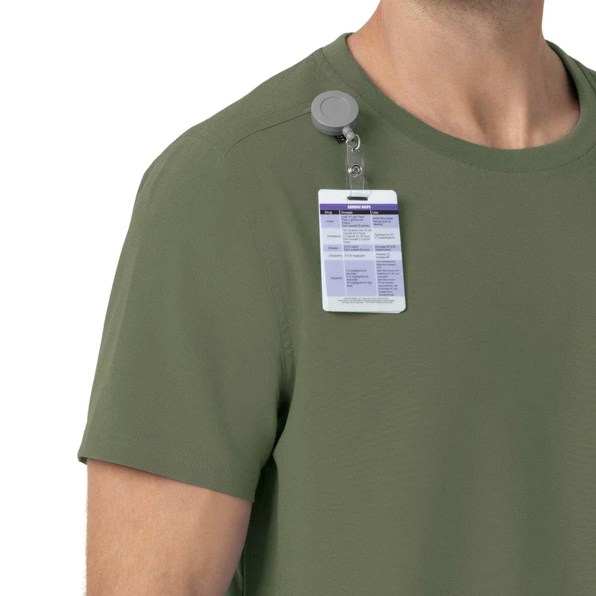 Camisa médica Force Cross-Flex de cuello redondo de partes de arriba
