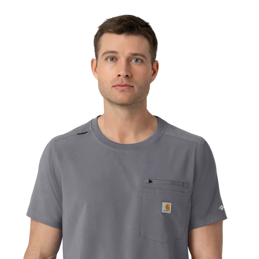 Camisa médica Force Cross-Flex de cuello redondo de partes de arriba