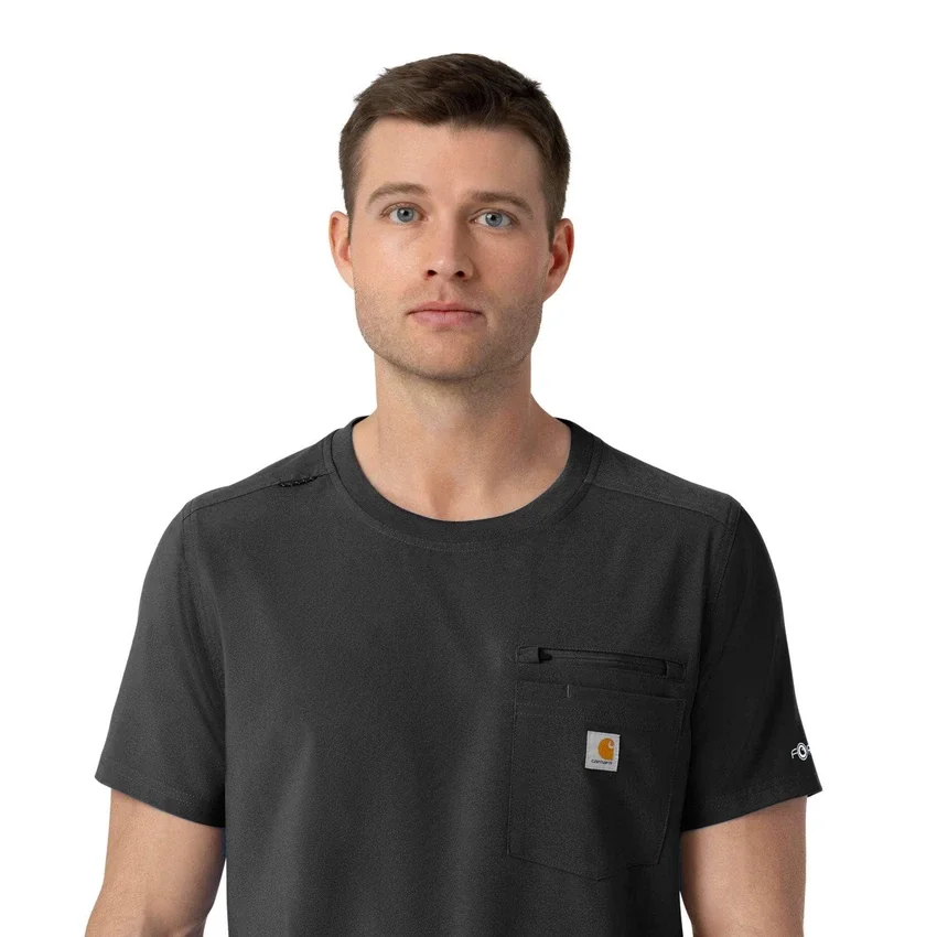 Camisa médica Force Cross-Flex de cuello redondo de partes de arriba