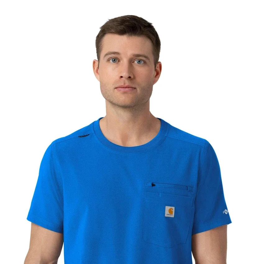 Camisa médica Force Cross-Flex de cuello redondo de partes de arriba