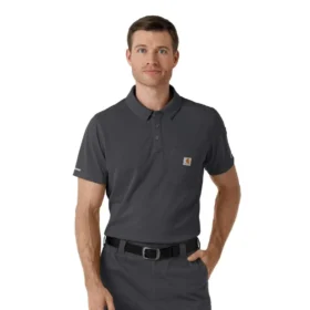 Camisa médica tipo polo de manguitos cortos ligera Rugged Flex® Rscu