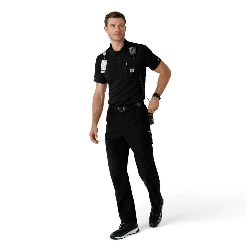 Camisa médica tipo polo de manguitos cortos ligera Rugged Flex® Rscu