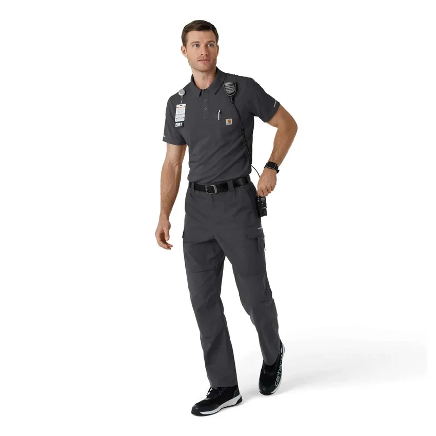 Camisa médica tipo polo de manguitos cortos ligera Rugged Flex® Rscu