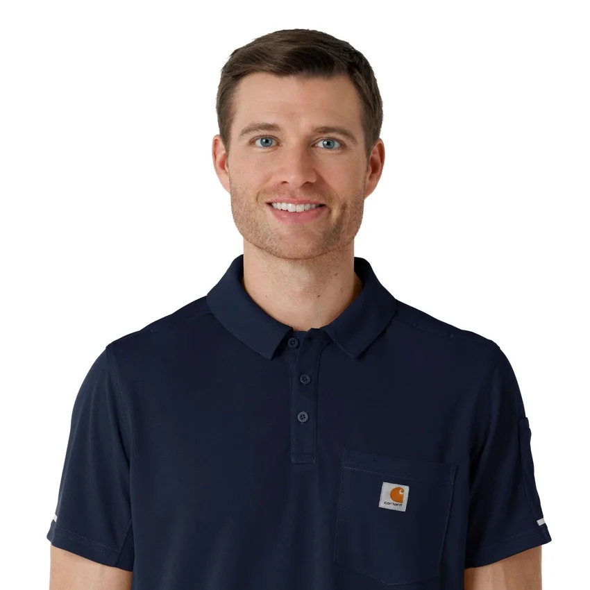 Camisa médica tipo polo de manguitos cortos ligera Rugged Flex® Rscu