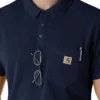 Camisa médica tipo polo de manguitos cortos ligera Rugged Flex® Rscu