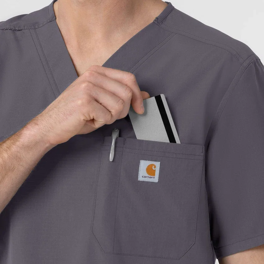Camisa quirúrgica de cuello en V «Rugged Flex Fld Ripstop»