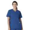 Camisa quirúrgica unisex Force Essentials con cuello en V y 6 bolsillos