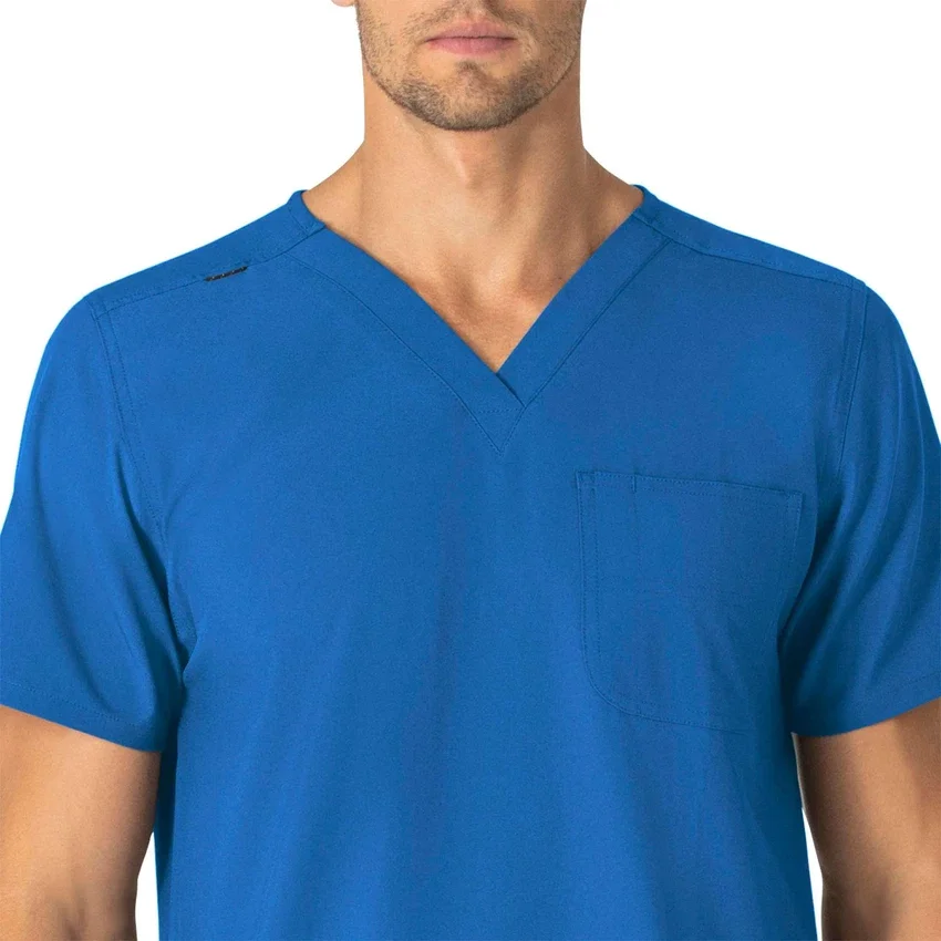 Camisa quirúrgica unisex Force Essentials con cuello en V y 6 bolsillos