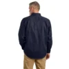 Camisas de manguitos largos de sarga de corte holgado para hombre