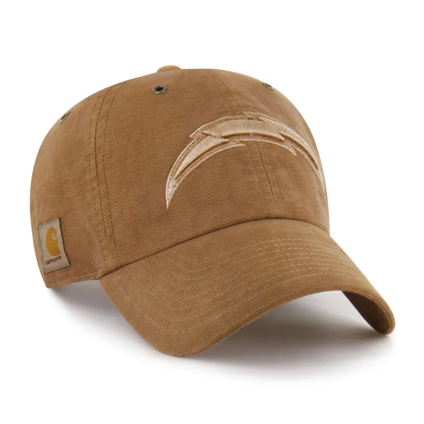 Camiseta «47» teñida de los Los Angeles Chargers Gorras Clean Up