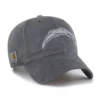 Camiseta «47» teñida de los Los Angeles Chargers Gorras Clean Up