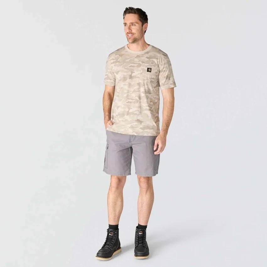 Camiseta de camuflaje de corte holgado Irvine para hombre