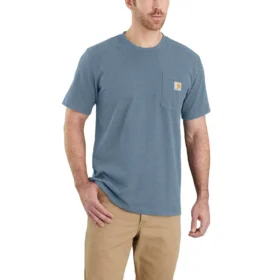 Camiseta de hombre Dearborn de corte holgado, tejido grueso y con bolsillos